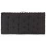 Cojín para palés algodón negro 120x80x10 cm en Decoración | Comprar online en Foru.es