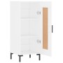 Aparador madera de ingeniería blanco 34,5x34x90 cm de vidaXL, Aparadores - Ref: Foro24-830444, Precio: 73,86 €, Descuento: %
