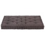 Cojín para palés algodón gris antracita 120x80x10 cm en Decoración | Comprar online en Foru.es