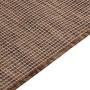 Alfombra de exterior de tejido plano marrón 160x230 cm de vidaXL, Alfombras - Ref: Foro24-340790, Precio: 72,50 €, Descuento: %