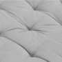 Cojín para palés algodón gris 120x40x7 cm en Decoración | Comprar online en Foru.es