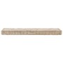 Cojín para palés algodón beige 120x40x7 cm en Decoración | Comprar online en Foru.es