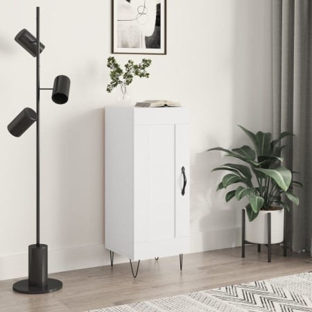 Aparador de madera contrachapada blanco brillante 34,5x34x90 cm de vidaXL, Aparadores - Ref: Foro24-830438, Precio: 61,14 €, ...