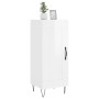 Aparador de madera contrachapada blanco brillante 34,5x34x90 cm de vidaXL, Aparadores - Ref: Foro24-830438, Precio: 61,14 €, ...