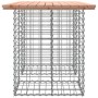 Banco de jardín diseño gaviones madera maciza pino 100x70x72 cm de vidaXL, Bancos de jardín - Ref: Foro24-834363, Precio: 88,...