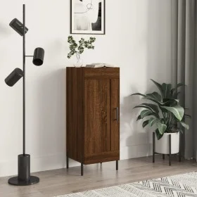 Oak brown engineered wood sideboard 34.5x34x90 cm by vidaXL, Sideboards - Ref: Foro24-830459, Price: 64,55 €, Discount: %