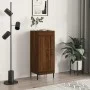 Oak brown engineered wood sideboard 34.5x34x90 cm by vidaXL, Sideboards - Ref: Foro24-830459, Price: 64,55 €, Discount: %