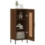 Oak brown engineered wood sideboard 34.5x34x90 cm by vidaXL, Sideboards - Ref: Foro24-830459, Price: 64,55 €, Discount: %