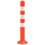 Bolardos de control de tráfico 10 uds con cadena PE 75 cm de vidaXL, Señales de carretera y tráfico - Ref: Foro24-150964, Pre...
