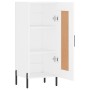 Aparador madera de ingeniería blanco 34,5x34x90 cm de vidaXL, Aparadores - Ref: Foro24-830452, Precio: 67,22 €, Descuento: %