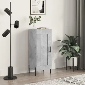 Concrete gray plywood sideboard 34.5x34x90 cm by vidaXL, Sideboards - Ref: Foro24-830456, Price: 62,56 €, Discount: %