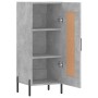 Aparador de madera contrachapada gris hormigón 34,5x34x90 cm de vidaXL, Aparadores - Ref: Foro24-830456, Precio: 63,34 €, Des...