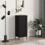 Aparador de madera contrachapada negro 34,5x34x90 cm de vidaXL, Aparadores - Ref: Foro24-830453, Precio: 67,22 €, Descuento: %