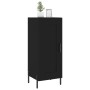 Aparador de madera contrachapada negro 34,5x34x90 cm de vidaXL, Aparadores - Ref: Foro24-830453, Precio: 67,22 €, Descuento: %