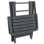 Mesa y sillas plegables de jardín 3 piezas plástico antracita en Conjuntos de jardín | Comprar online en Foru.es