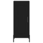 Aparador de madera contrachapada negro 34,5x34x90 cm de vidaXL, Aparadores - Ref: Foro24-830453, Precio: 67,22 €, Descuento: %