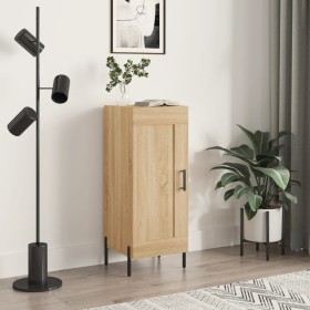 Aparador madera contrachapada color roble Sonoma 34,5x34x90 cm de vidaXL, Aparadores - Ref: Foro24-830455, Precio: 63,78 €, D...
