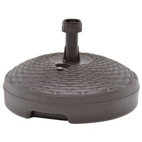 Base de sombrilla rellenable arena/agua ratán de plástico 20 L en Bases para sombrillas | Comprar online en Foru.es