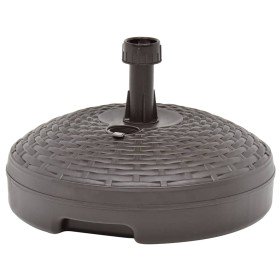 Base de sombrilla rellenable arena/agua ratán de plástico 20 L en Bases para sombrillas | Comprar online en Foru.es