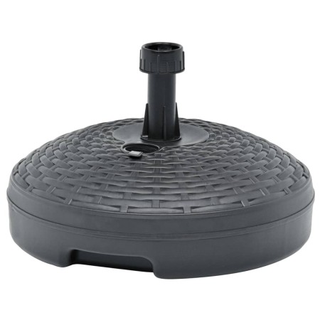 Base de sombrilla rellenable arena/agua ratán de plástico 20 L en Bases para sombrillas | Comprar online en Foru.es