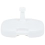 Base de sombrilla rellenable arena/agua plástico blanco 16 L en Bases para sombrillas | Comprar online en Foru.es