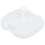 Base de sombrilla rellenable arena/agua plástico blanco 16 L en Bases para sombrillas | Comprar online en Foru.es