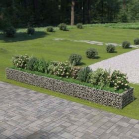 Arriate de gaviones de acero 540x90x50 cm en Macetas y jardineras | Comprar online en Foru.es