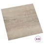 Self-adhesive pallets 20 units PVC 1.86 m² gray taupe by vidaXL, Floors and carpets - Ref: Foro24-330158, Price: 37,29 €, Dis...