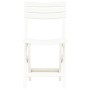 Sillas de jardín plegables 2 unidades plástico blanco en Sillas de jardín | Comprar online en Foru.es