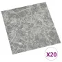 Tarimas de suelo autoadhesiva 20 uds PVC 1,86 m² gris cemento de vidaXL, Suelos y moquetas - Ref: Foro24-330124, Precio: 31,0...