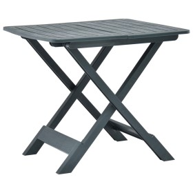 Mesa de jardín plegable de plástico verde 79x72x70 cm en Mesas de jardín | Comprar online en Foru.es