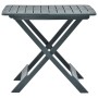 Mesa de jardín plegable de plástico verde 79x72x70 cm en Mesas de jardín | Comprar online en Foru.es