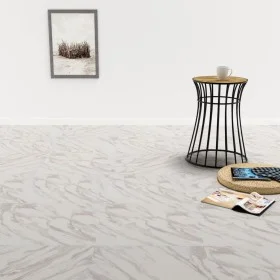 Self-adhesive floor tiles 20 units PVC white marble 1.86 m² by vidaXL, Floors and carpets - Ref: Foro24-330176, Price: 37,34 ...
