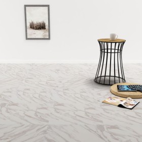 Tarimas de suelo autoadhesivas 20 uds PVC mármol blanco 1,86 m² de vidaXL, Suelos y moquetas - Ref: Foro24-330176, Precio: 41...