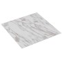 Tarimas de suelo autoadhesivas 20 uds PVC mármol blanco 1,86 m² de vidaXL, Suelos y moquetas - Ref: Foro24-330176, Precio: 41...