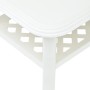 Mesa de centro de plástico blanco 90x60x46 cm en Mesas de centro | Comprar online en Foru.es
