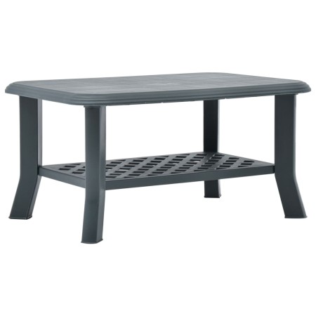 Mesa de centro de plástico verde 90x60x46 cm en Mesas de centro | Comprar online en Foru.es