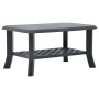 Mesa de centro de plástico gris antracita 90x60x46 cm en Mesas de centro | Comprar online en Foru.es