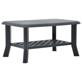 Mesa de centro de plástico gris antracita 90x60x46 cm en Mesas de centro | Comprar online en Foru.es