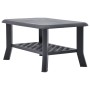 Mesa de centro de plástico gris antracita 90x60x46 cm en Mesas de centro | Comprar online en Foru.es