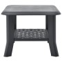 Mesa de centro de plástico gris antracita 90x60x46 cm en Mesas de centro | Comprar online en Foru.es