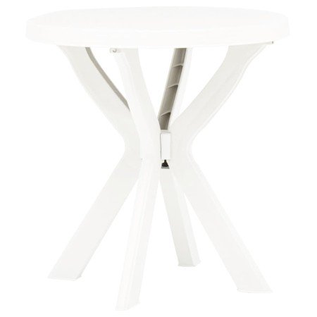 Mesa bistro blanca plástico Ø70 cm en Mesas de jardín | Comprar online en Foru.es