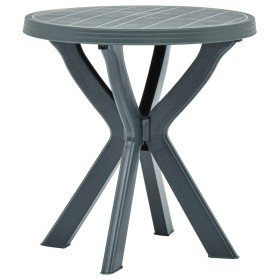 Mesa bistro verde plástico Ø70 cm en Mesas de jardín | Comprar online en Foru.es