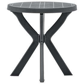 Mesa bistro gris antracita plástico Ø70 cm en Mesas de jardín | Comprar online en Foru.es
