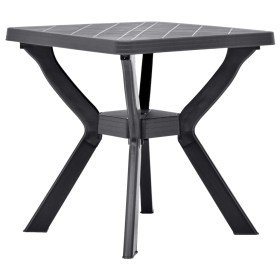Mesa bistró plástico gris antracita 70x70x72 cm en Mesas de jardín | Comprar online en Foru.es