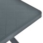 Mesa bistró plástico gris antracita 70x70x72 cm en Mesas de jardín | Comprar online en Foru.es