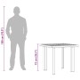 Mesa de jardín de plástico blanco 80x75x72 cm en Mesas de jardín | Comprar online en Foru.es