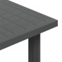 Mesa de jardín de plástico gris antracita 80x75x72 cm en Mesas de jardín | Comprar online en Foru.es