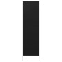 Armario de acero negro 90x50x180 cm de vidaXL, Armarios roperos - Ref: Foro24-336250, Precio: 282,79 €, Descuento: %