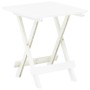 Mesa plegable de jardín plástico blanco 45x43x50 cm en Mesas de jardín | Comprar online en Foru.es